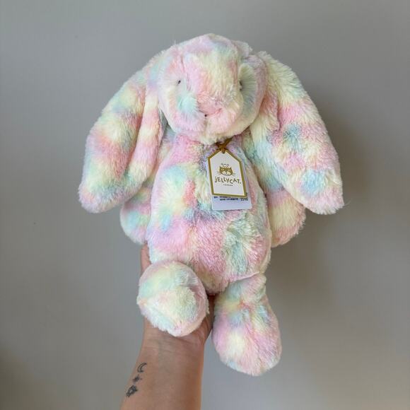 Jellycat China Shanghai Exclusive Luxe Lazulia Bunny Medium AUTHENTIC ‼️ - Picture 2 of 11
